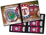 Texas Rangers Ticket Album, Holds 96 Tickets