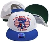Philadelphia 76ers White/Blue Tone Plastic Snapback Adjustable Snap Back Hat/Cap