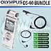 Olympus DS-40 Digital Voice Recorder + ACCESSORY KIT BUNDLE