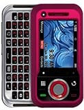 Amzer Rubberized Snap On Crystal Hard Case for Motorola Rival A455 (Rose Pi ....