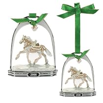 Noelle Holiday Horse Stirrup Ornament - 10th in Series for 2008