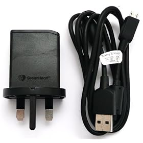 Genuine Sony Ericsson EP-800 3 Pin Mains Charger & EC-700 Micro USB Data Cable Suitable For Xperia 10, X10 Mini, X10 Mini Pro, Vivaz, Vivaz Pro & Xperia X8