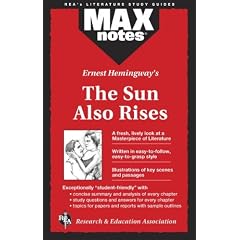 Sun Also Rises, The  (MAXNotes Literature Guides)