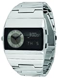 Vestal Unisex MMC033 Metal Monte Carlo Silver Black Digital Watch