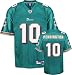 Chad Pennington Aqua Reebok NFL Premier Miami Dolphins Jersey - Medium