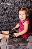 Child Toddler Black Lace Leggings