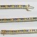 14K Blue and Yellow Sapphire Bracelet
