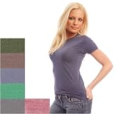 Womens Short Sleeve 50/50 Heather Tee