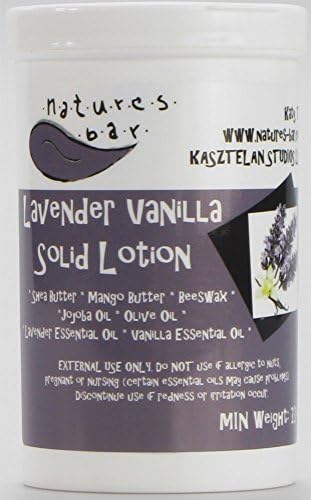 Handcrafted Natures Bar Shea Lotion - LAVENDER VANILLA