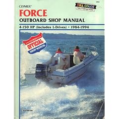 Clymer Force Outboard Shop Manual: 4-150 Hp