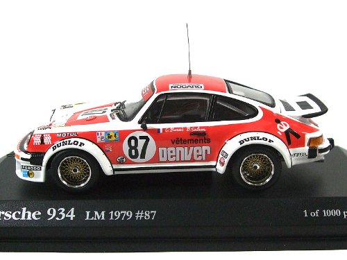 Cover image : えい出版社【ミニカー】 1/43 【R002002】  ポルシェ 934 LM 1979 #87