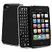 iPhone 4 & iPhone 4S Sliding Bluetooth Keyboard Hardshell Case
