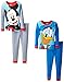 Disney Little Boys' Mickey Mouse and Donald Duck Four-Piece Sleep Set