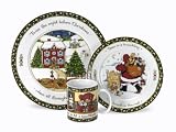 Portmeirion A Christmas Story 3-Piece Dinner Set