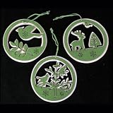 Review The Tribeca Gift Company  / Felt & Wood Cut Out Christmas Wall Plaque Green
