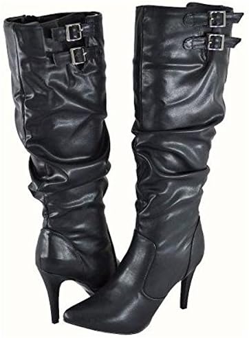 Breckelle's Knee High Stiletto Heels Dress Boots Bsbrandi-12