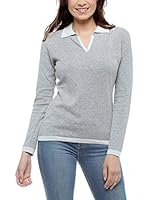 Conte of Cashmere Jersey (Gris)