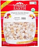 YummyEarth Organic Drops Hopscotch Butterscotch, 15.2-Ounce Bags (Pack of 4)
