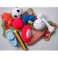Bumper Selection of Squeaky Vinyl Dog Toys - Pack of 10 - Small
