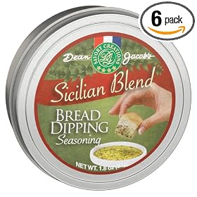 Dean Jacobs Sicilian Bread Dipping Tins - Refill, 1.8-Ounce Tins (Pack of 6)