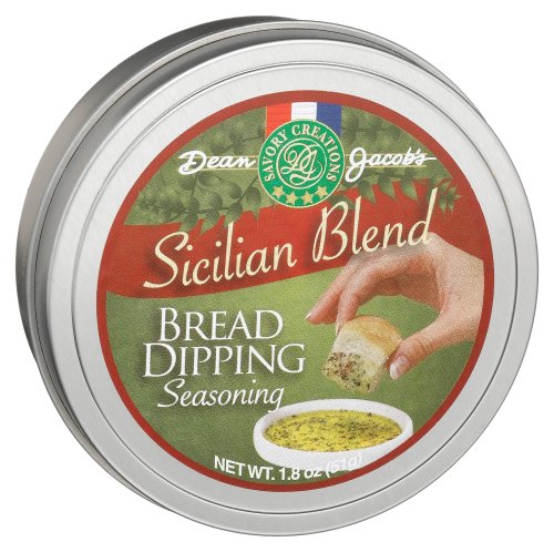 Dean Jacobs Sicilian Bread Dipping Tins - Refill, 1.8-Ounce Tins (Pack of 6) by Dean Jacobs