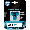 HP Original 363 Cyan Inkjet Print Cartridge (C8771EE)