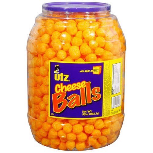 Utz Cheese Balls - 35 oz. container - CASE PACK OF 4