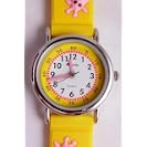 Ravel children's watch - yellow strap with pink giraffe design