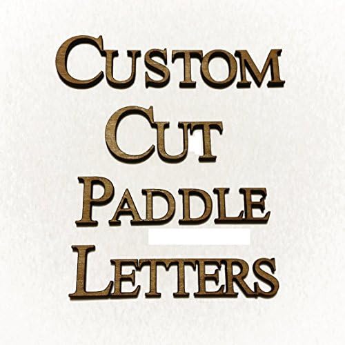 Custom Wooden Fraternity/Sorority Paddle Letters - Designer's Package (90+ Letters)