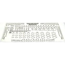 Diamond Gemstone Weight Gauge Gem Sizer Template Tool