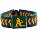 Oakland Athletics Team Color Baseball Bracelet