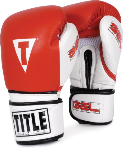 TITLE Gel Intense Bag Gloves, Red/White, 12-Ounce On Sale