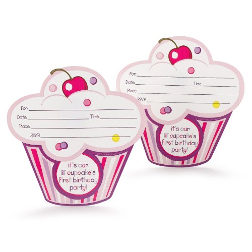 Girls Lil Cupcake 1st Party Supplies