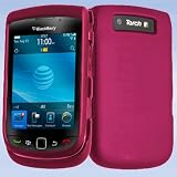 iGloo Hard Rubberised Hybrid Case for BlackBerry Torch 9800 - Pink