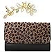 Women's Leopard Print Envelope Clutch