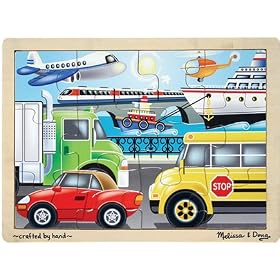 Melissa & Doug On the Go (Vehicles) Jigsaw (12 pc)