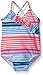 Osh Kosh Baby Girls' Foil Print Stripe One Piece Swimsuit