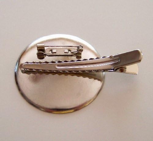 Poppy Small Artificial Flower Hair Clip/Pin Brooch, White