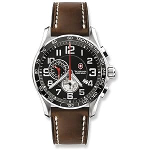 Swiss Army Men's Classic XLS Alarm Chronograph Black Dial Watch #241279