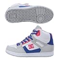 DC Rebound Hi Light Grey Womens Skate Shoes - 302164-TTB