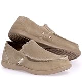 Crocs Men's Santa Cruz Slip-on Shoes,Khaki/Khaki,7 M US