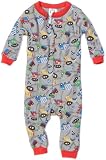Gerber Baby-Boys Newborn Work Site Thermal Unionsuit, Gray, 0-6 Months