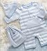 3 Piece Fairtrade Organic Cotton Newborn Boy Gift Bag Set