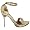 Michael Antonio Women's Chopper Dress Sandal,Gold,7 M US