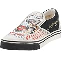 Ed Hardy DK Tatoo Black Leinensneaker, black