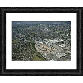 Framed Print of THE NEW WEMBLEY STADIUM UNDER CONSTRUCTION, LONDON, BRITAIN - 06 JUL 2004 from Rex Features