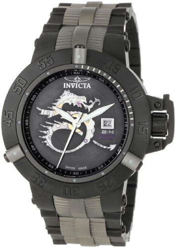 Invicta Men's 0806 Subaqua Noma III Automatic Black Ion-Plated Stainless Steel Watch