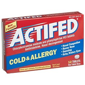 ACTIFED COLD & ALLERGY TABS