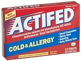 Actifed Cold & Allergy Tablets, 12 Count