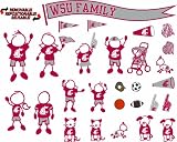 NCAA Washington State Cougars Decal Family